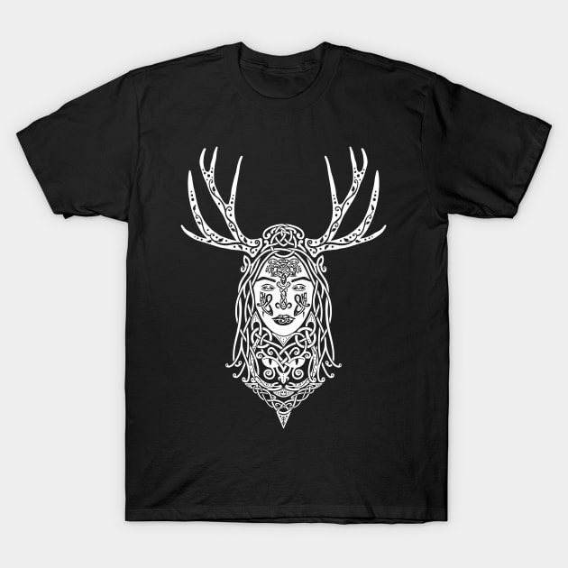 Freya, Norse Goddess of Beauty, Love and Fertility T-Shirt by Art of Arklin